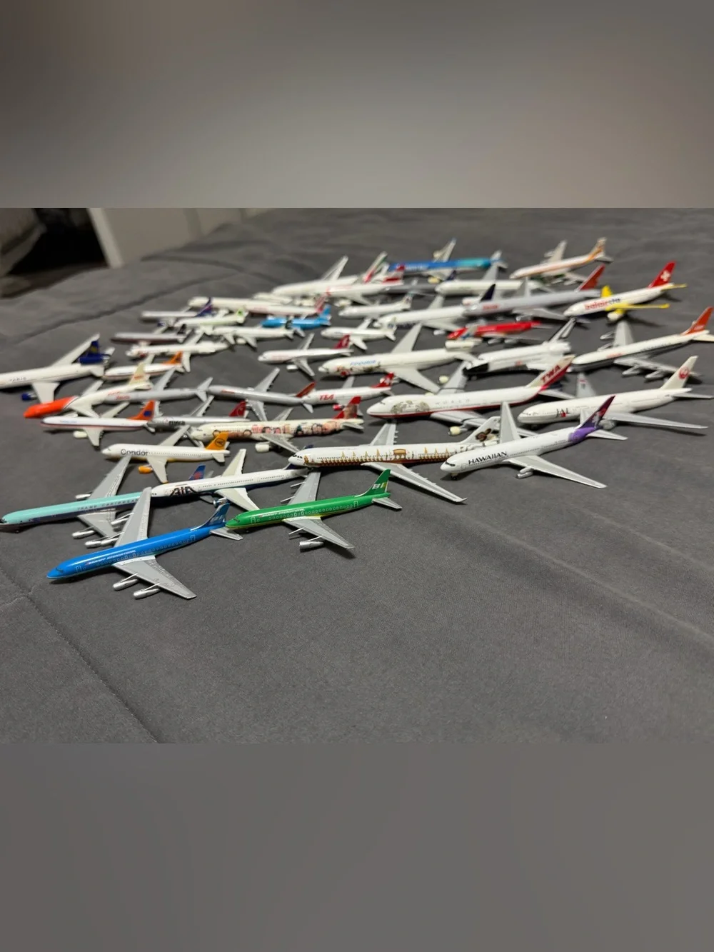 Herpa Wings 1:500 - Mega lot Bundle - 50 aircrafts Commercial and Regional Fleet
